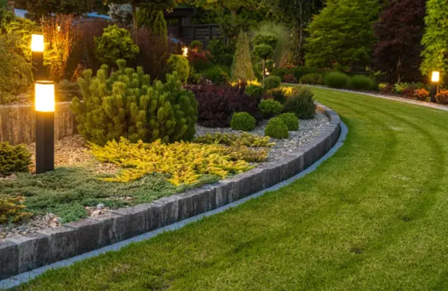 iluminación jardines
